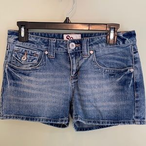 So brand denim shorts, size 5